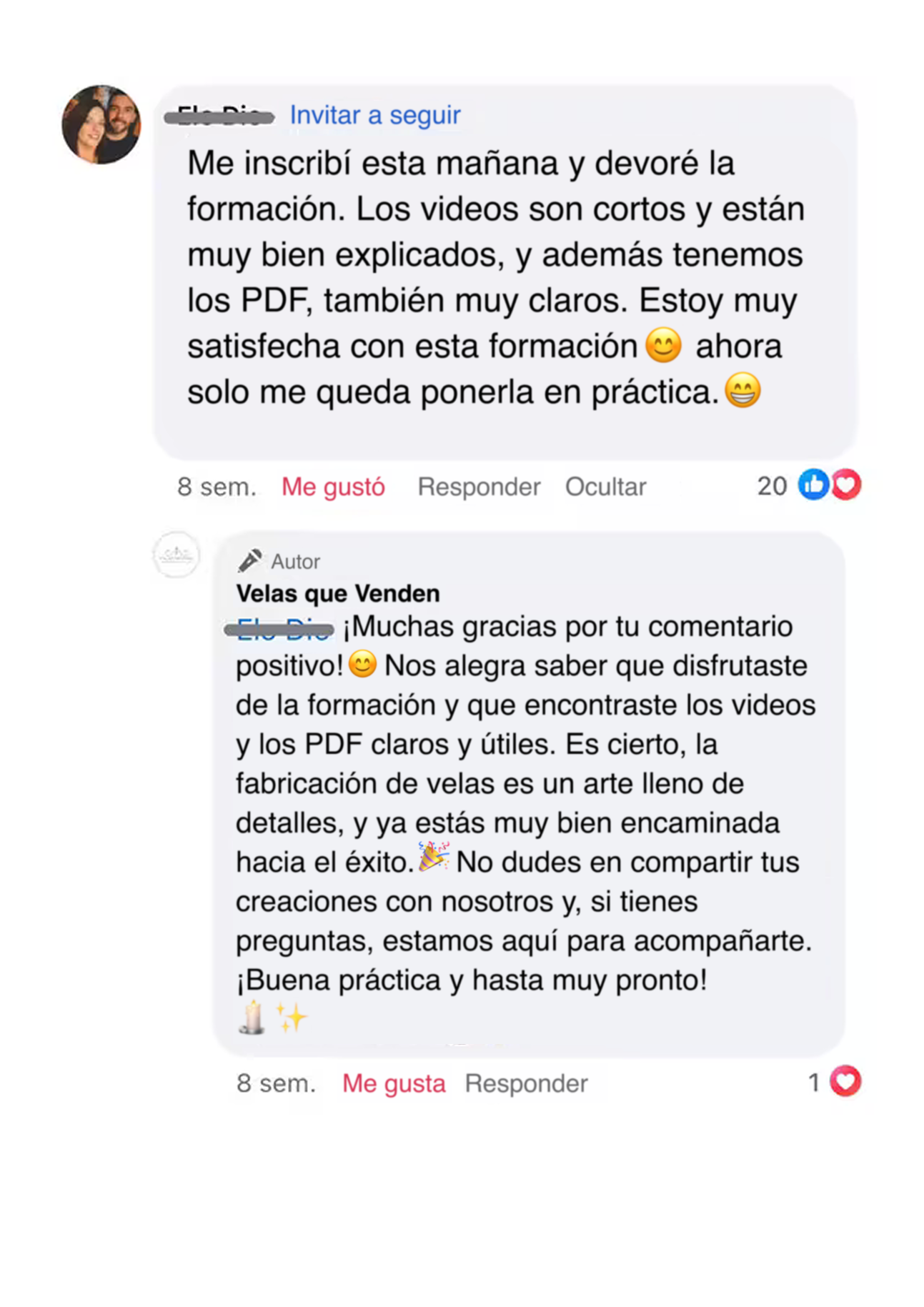 Velas artesanales para bodas al aire libre